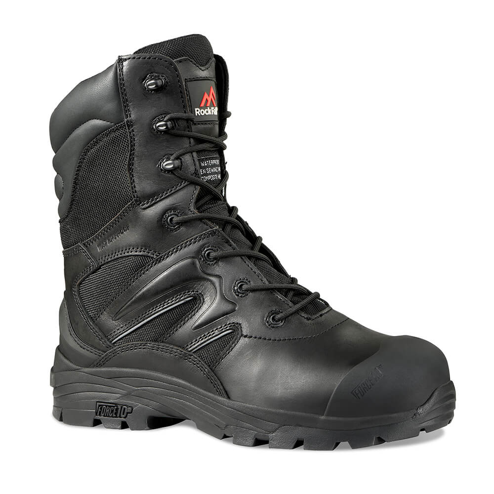 RockFall Titanium Boots RF4500 - Waterproof Work Boots with Side Zip - Sale