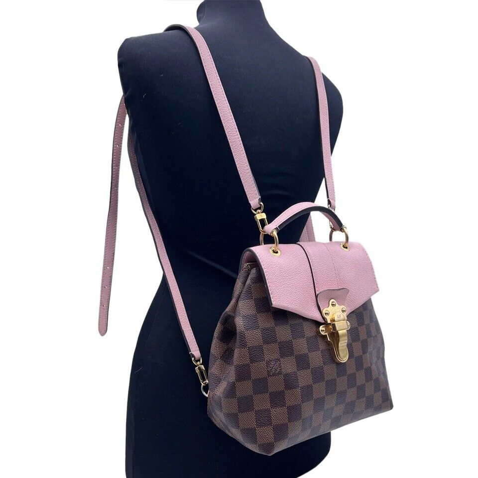 Louis Vuitton Clapton Backpack in Damier Ebene Canvas | Like New