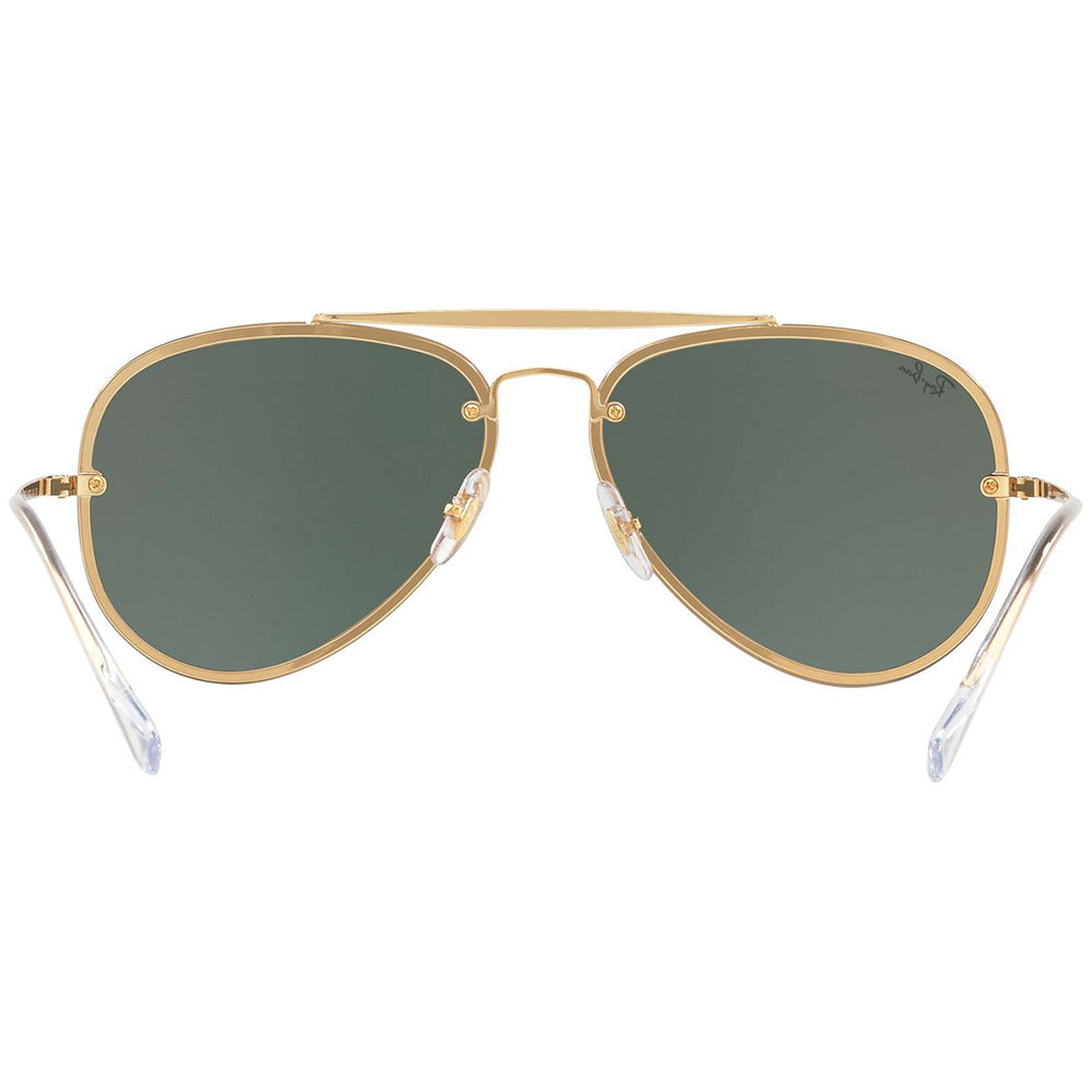 Ray Ban Blaze Aviator Blaze Unisex Sunglasses w/Dark Green Lens RB3584N 905071