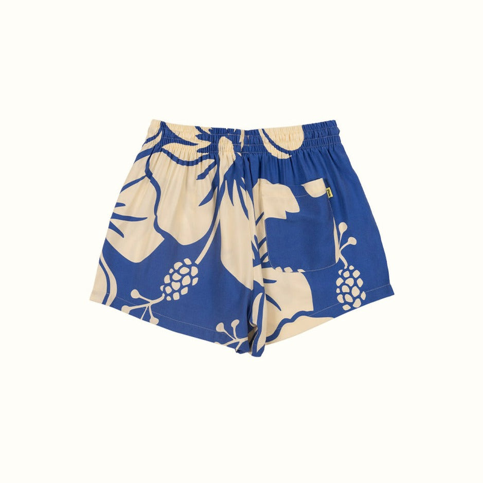 Duvin Trouble In Paradise Womens Short - Blue