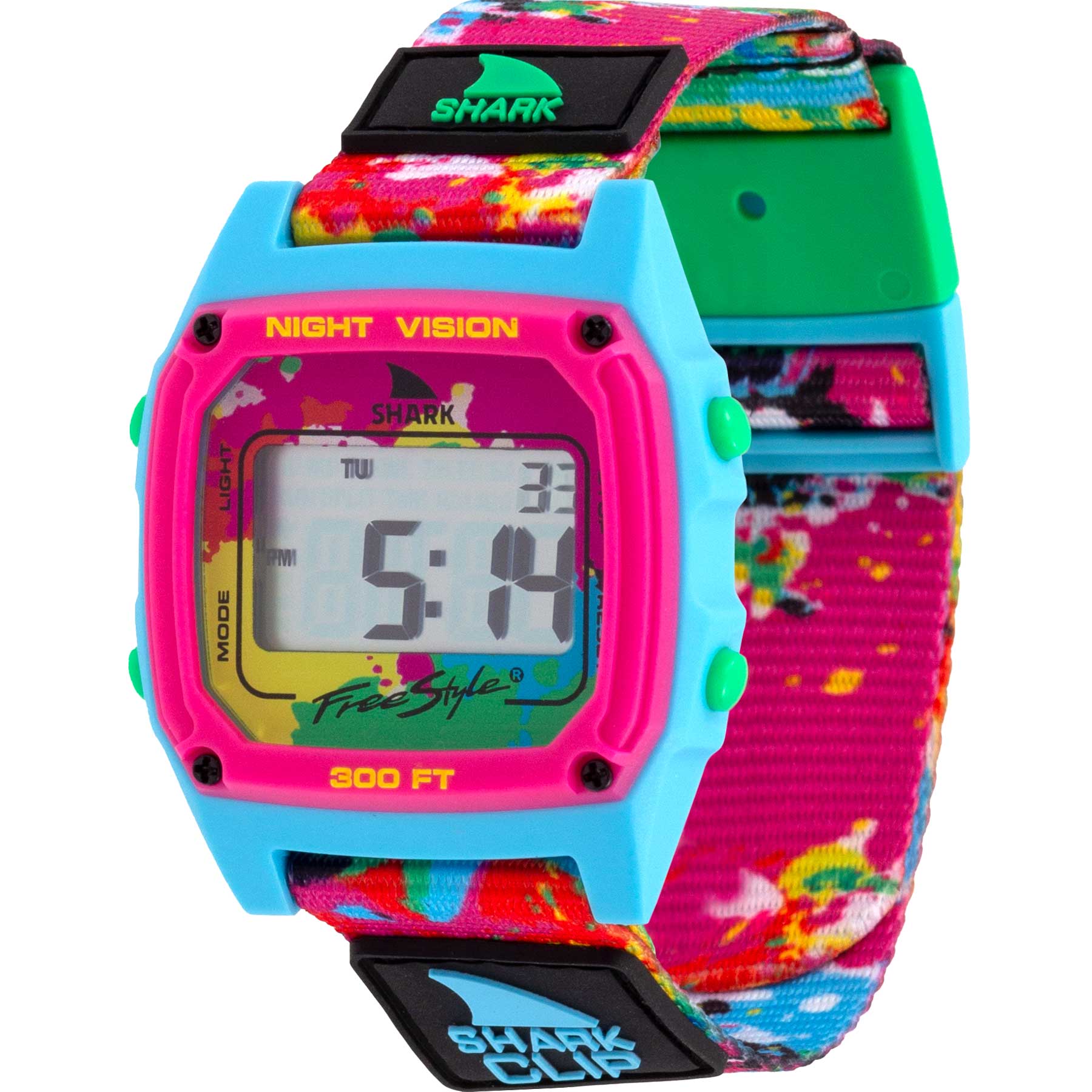 Freestyle Shark Classic Clip Watch - Neon Splatter