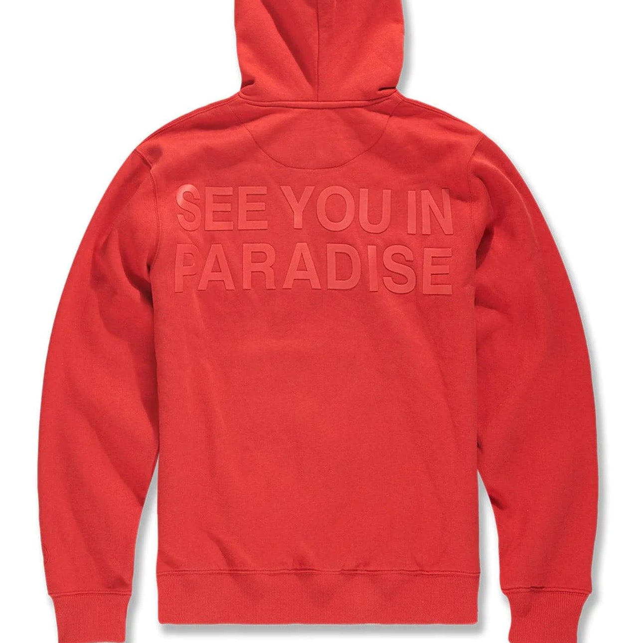 PARADISE TONAL PULLOVER HOODIE (RED)