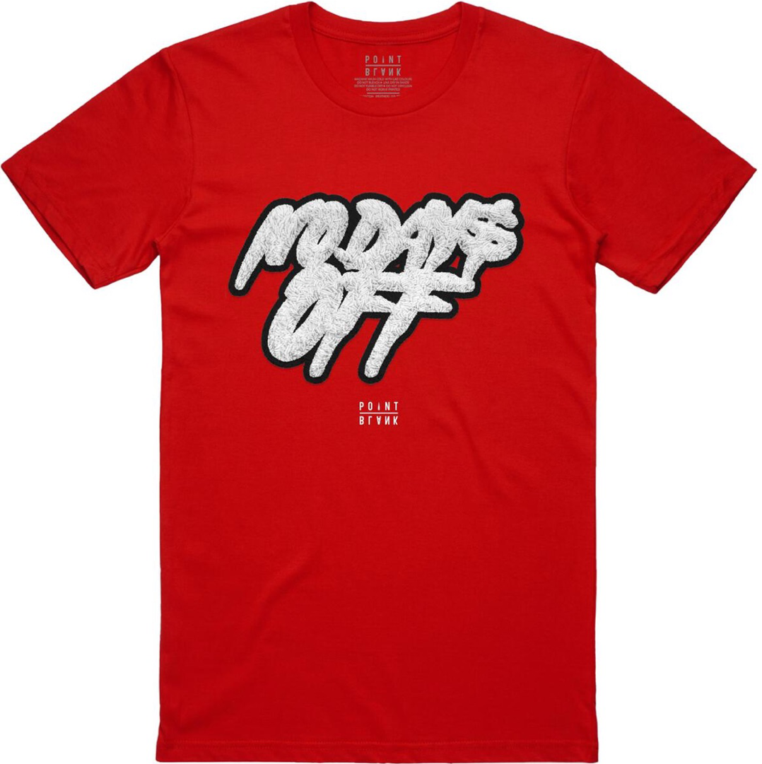 NO DAYS OFF T-SHIRT (Red/white)