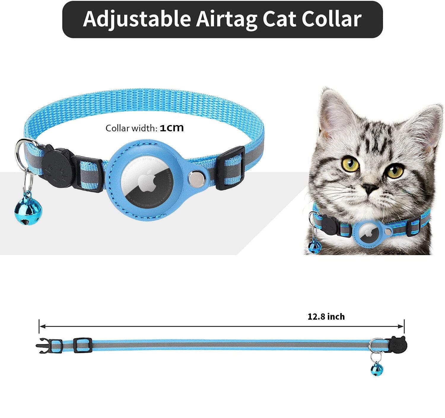 Anti-Lost Cat AirTag Collar