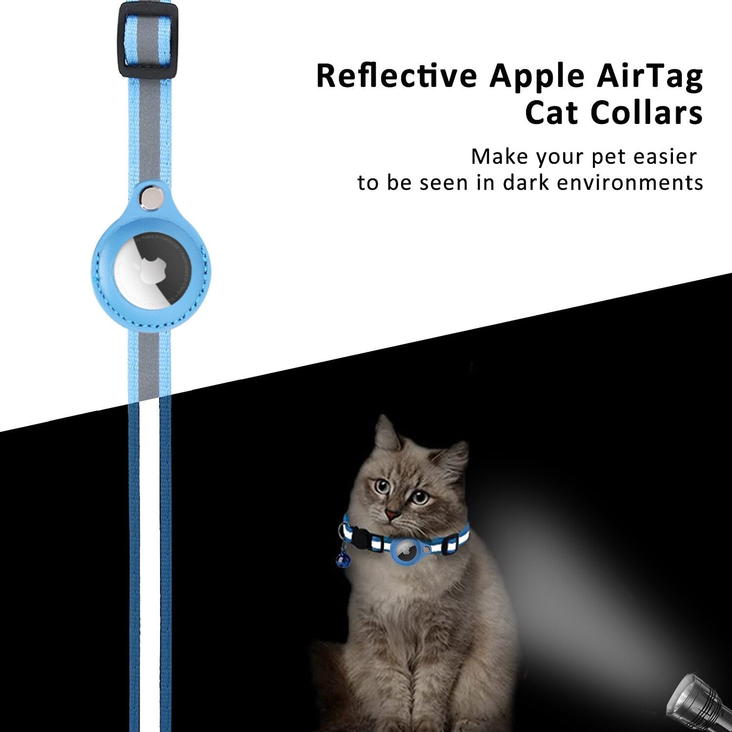 Anti-Lost Cat AirTag Collar