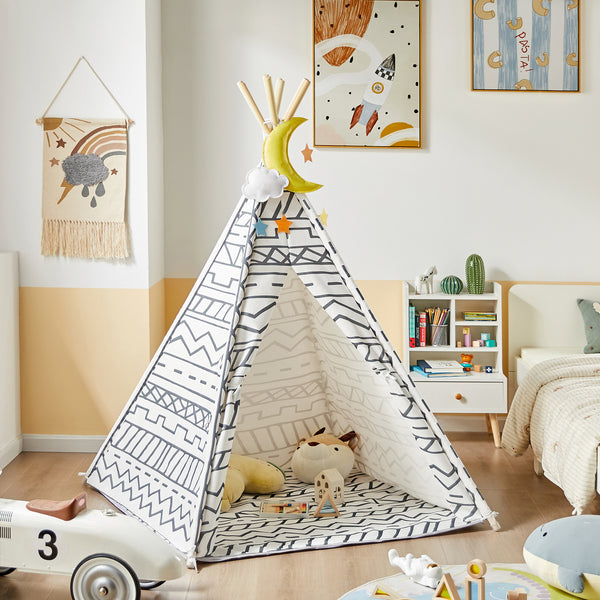 SoBuy OSS03-A03 Tipi Enfant Tente Pour Enfant Avec Tapis De Sol Indian Teepee Tente De Jeu Pour Enfants Avec Tapis De Sol 14 SoBuy OSS03-A03 Tipi Enfant Tente Pour Enfant Avec Tapis De Sol Indian Teepee Tente De Jeu Pour Enfants Avec Tapis De Sol -ATMOSPHERA || Songmics Soldes Boutique