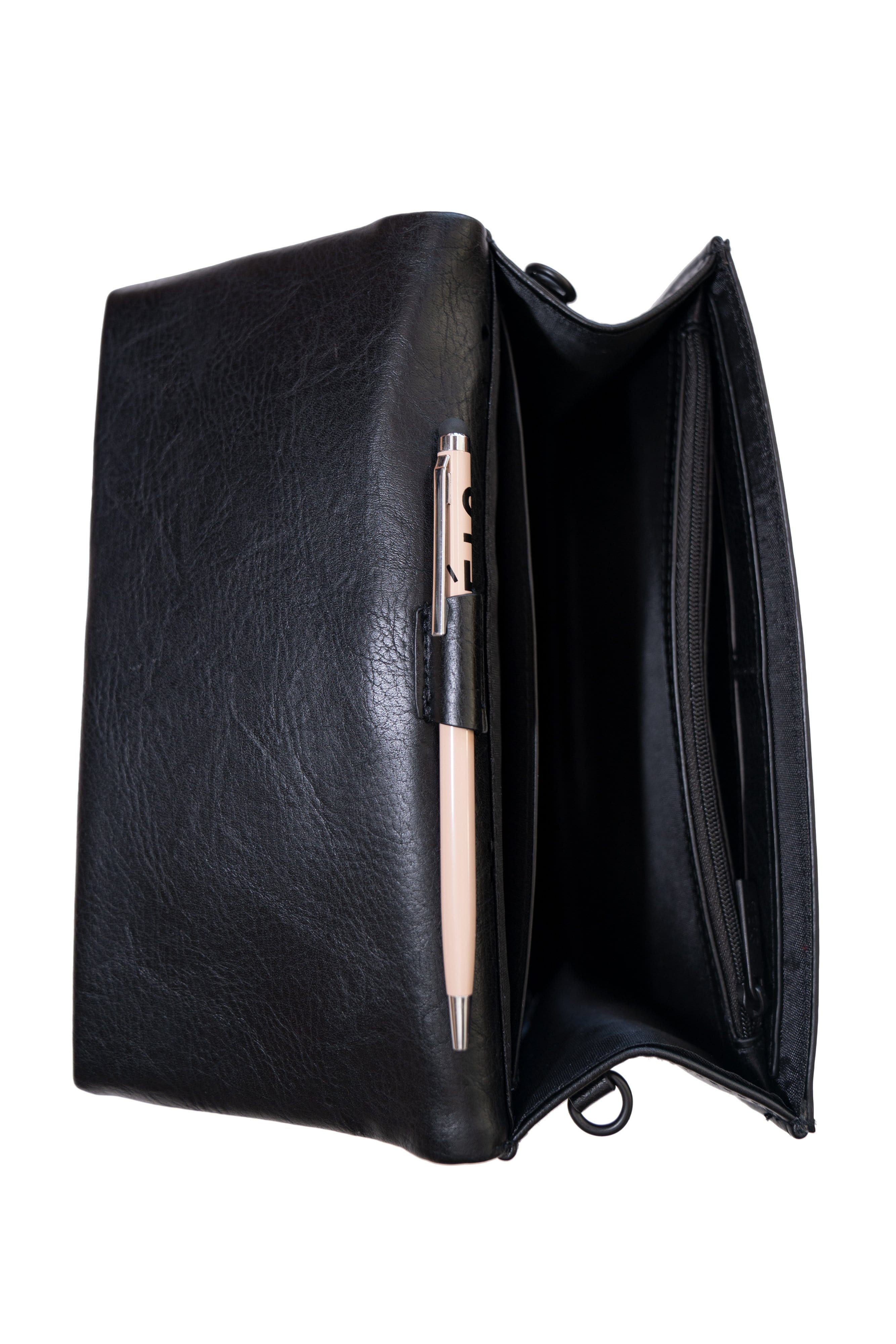 The Crossbody Wallet in Black