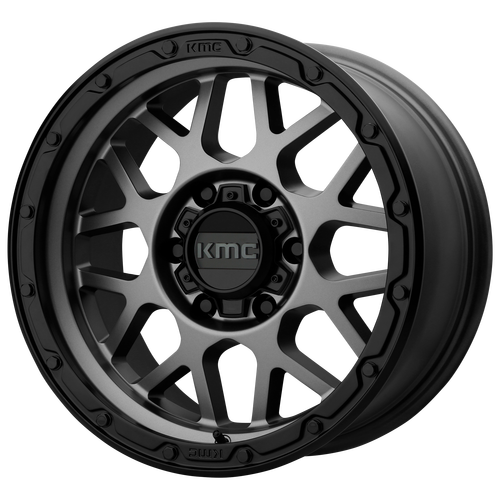 KMC Grenade | Matte Gray | 6x120 | 0mm | 17x8.5