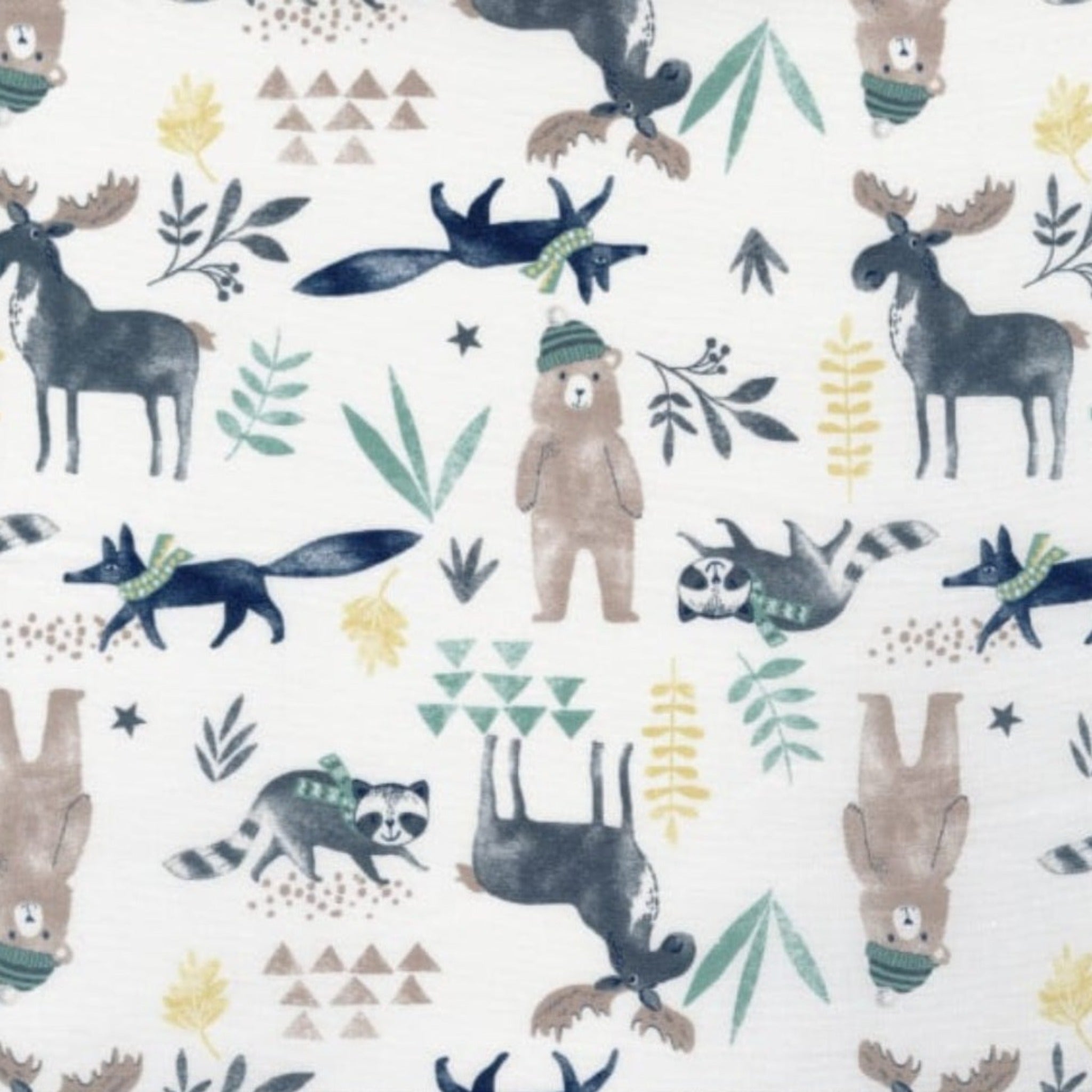 Moose and Friends Quilting Cotton