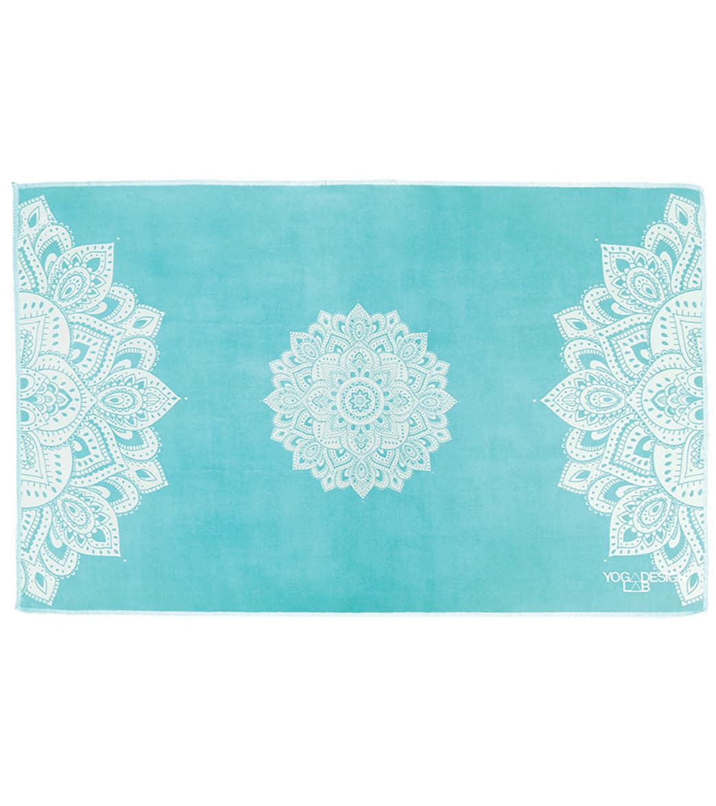 Yoga Design Lab Mandala Premium Yoga Hand Towel Turquoise