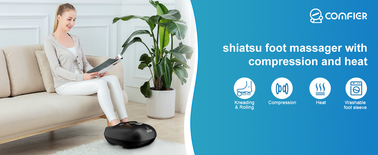 Comfier Shiatsu Foot Massager With Heat 2023 REVIEW - MacSources