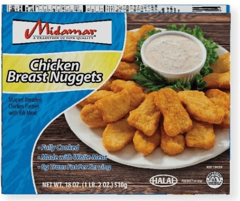 Midamar Halal Chicken Breast Nuggets