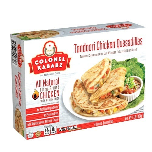 Colonel Kababz Tandoori Chicken Quesadillas