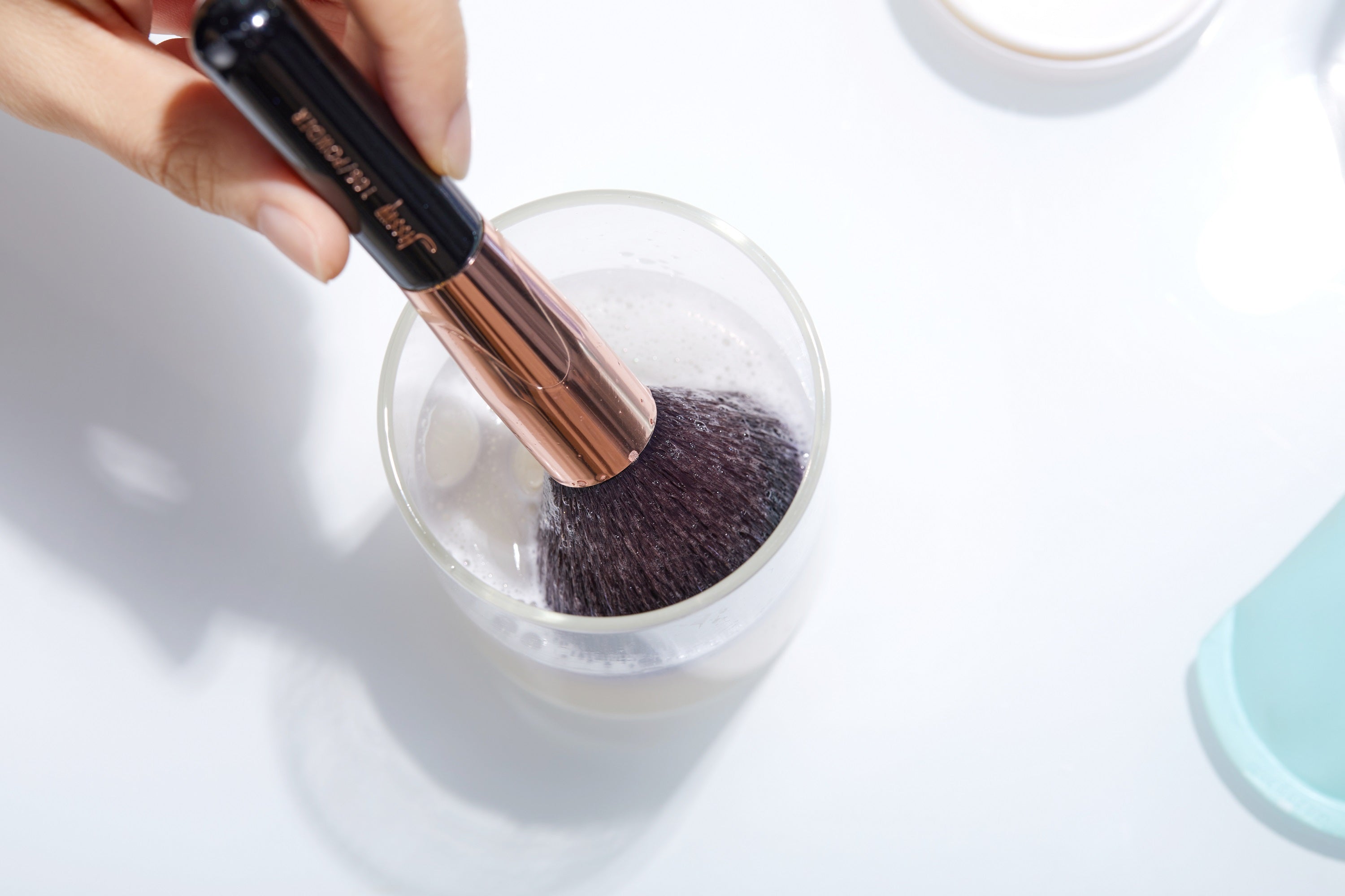 Tips for cleaning makeup brushes