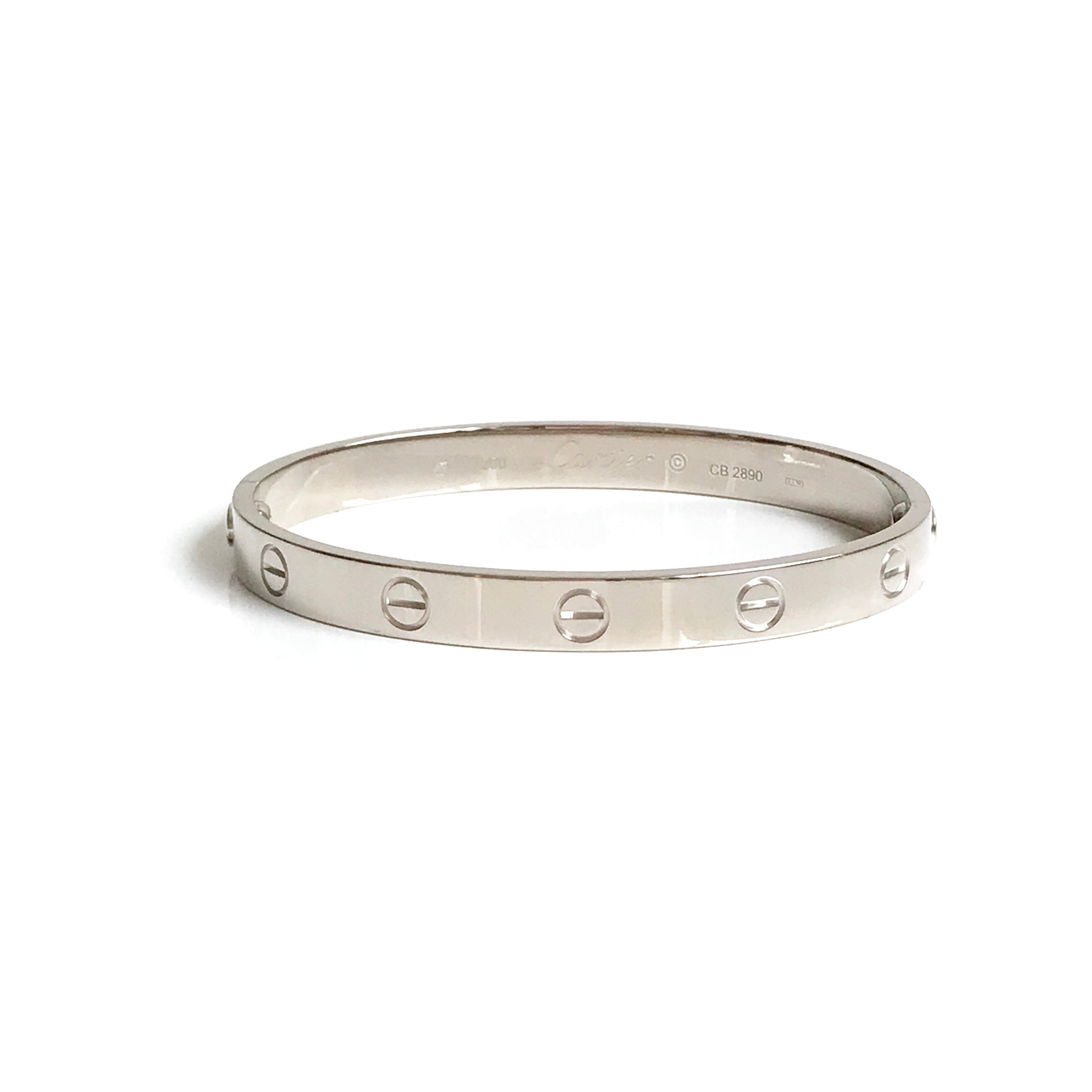 Love Bracelet in 18k White Gold