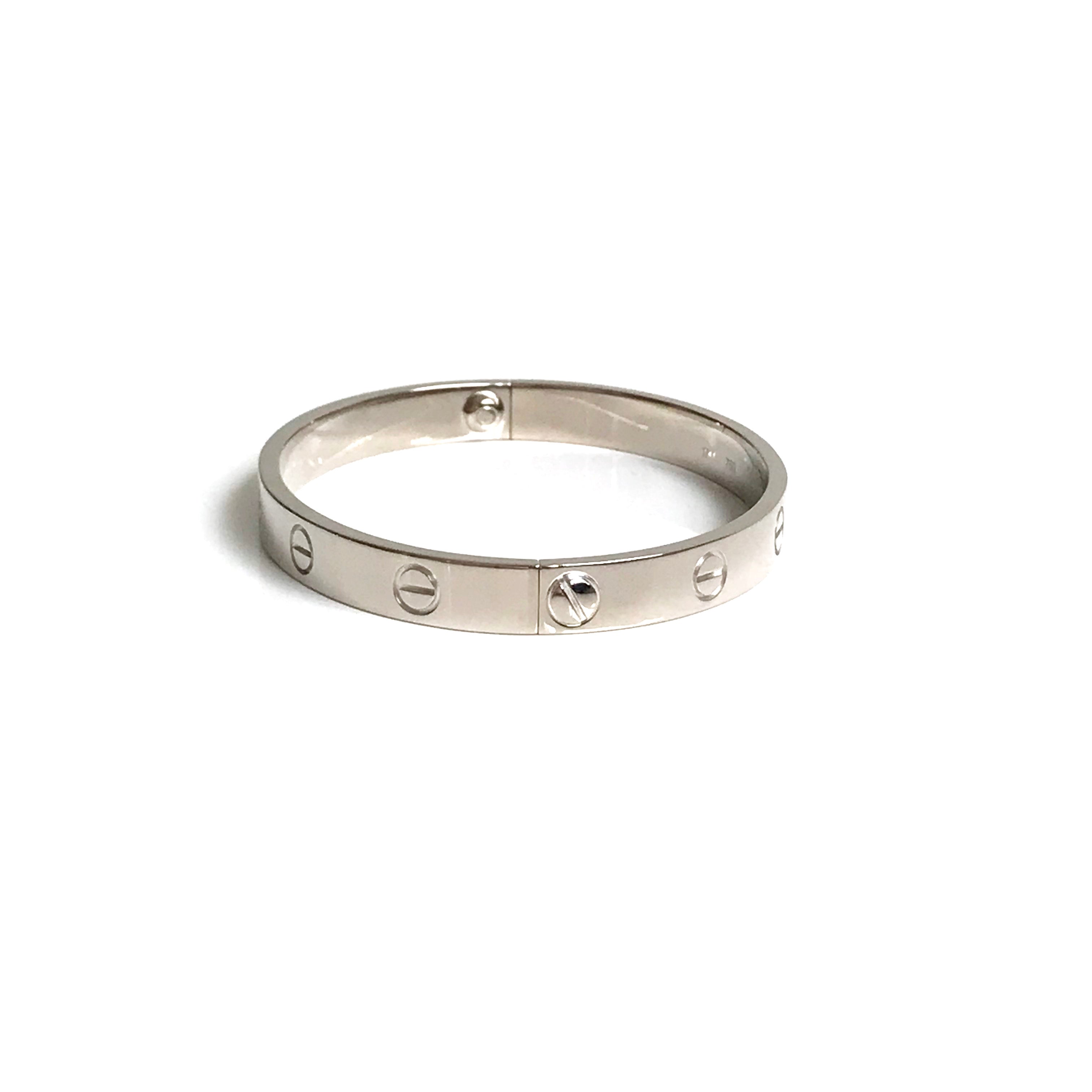 Love Bracelet in 18k White Gold