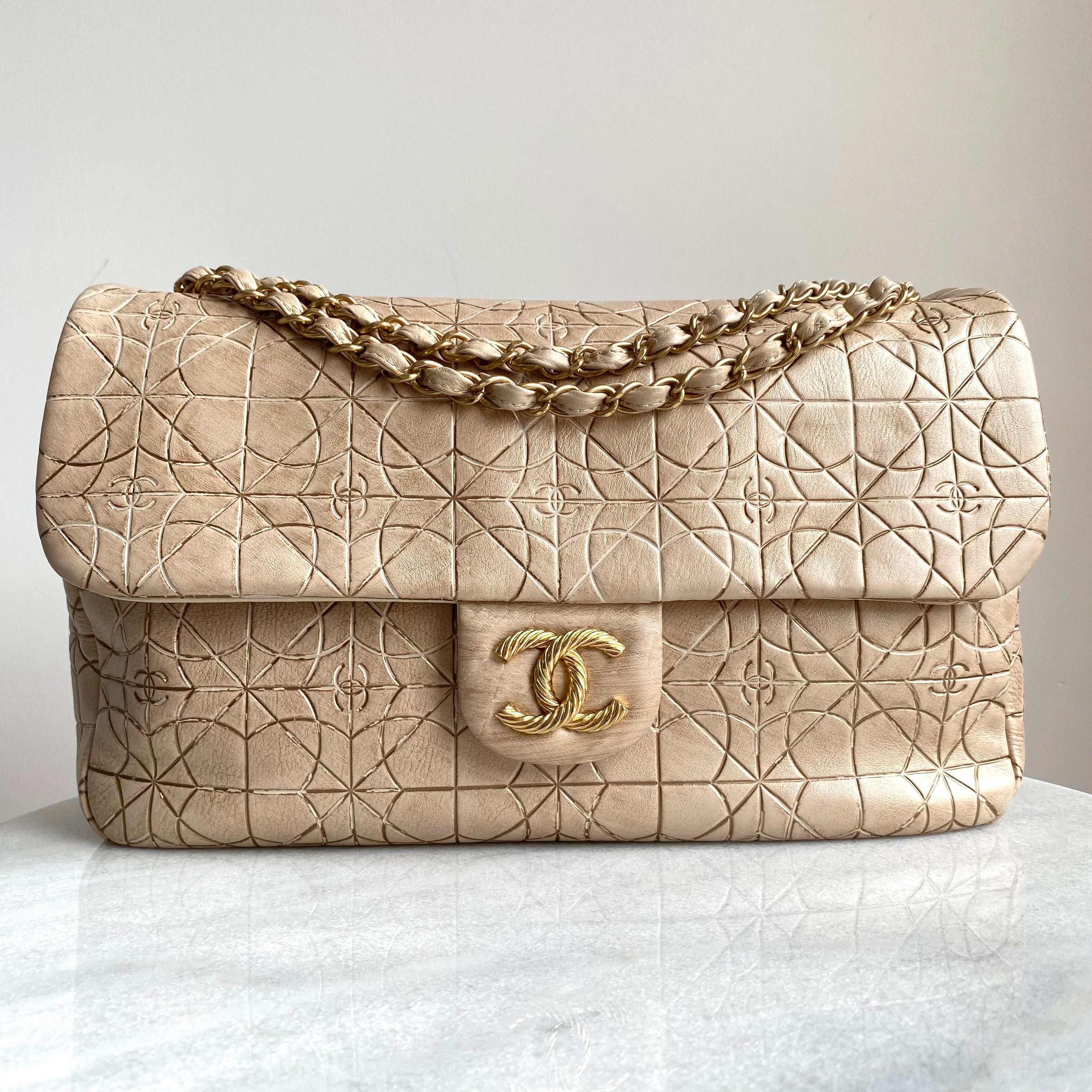 Paris-Moscou Moujik Sand Beige Flap Bag