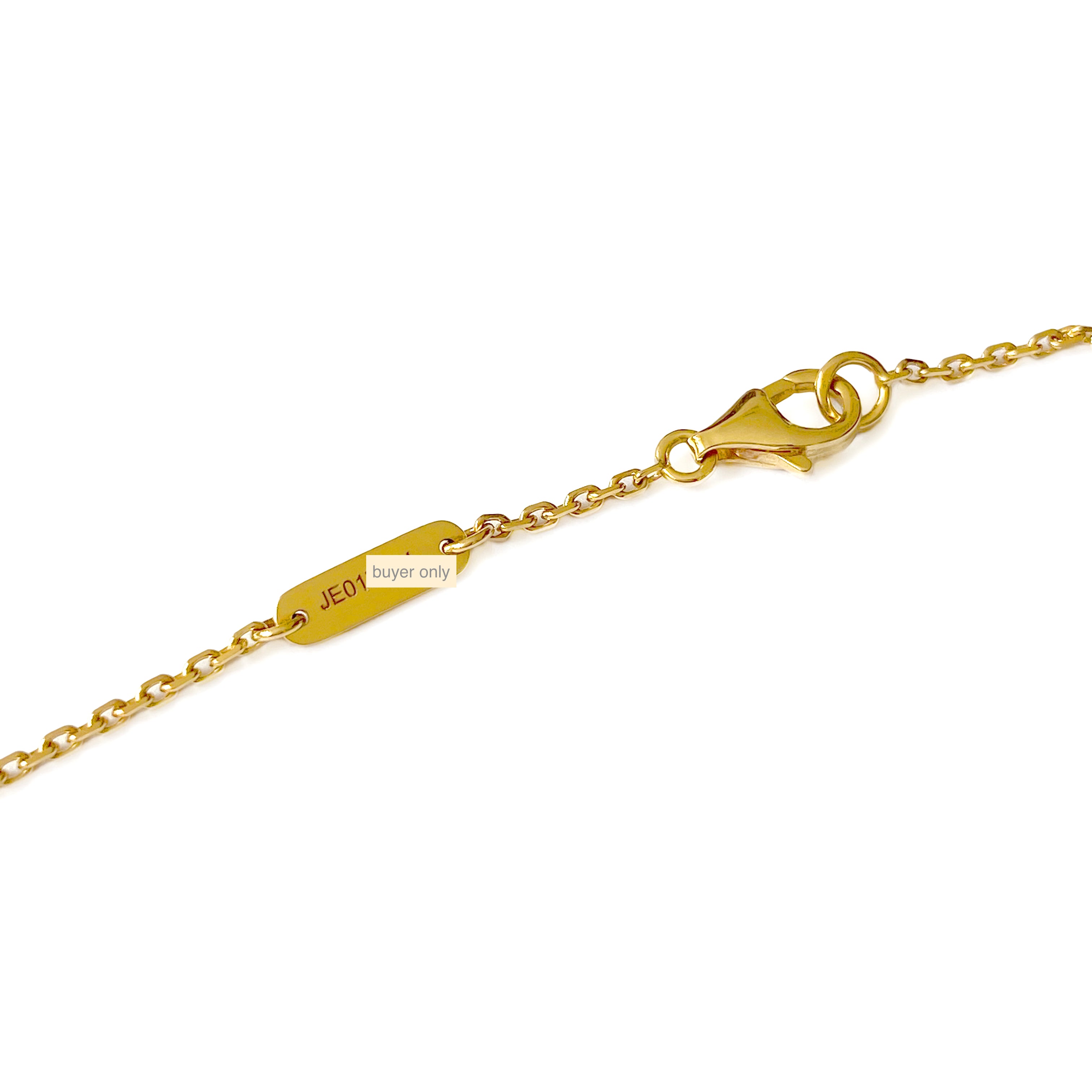 Vintage Alhambra 2013 Holiday Diamond Pendant Necklace in Malachite 18k Yellow Gold