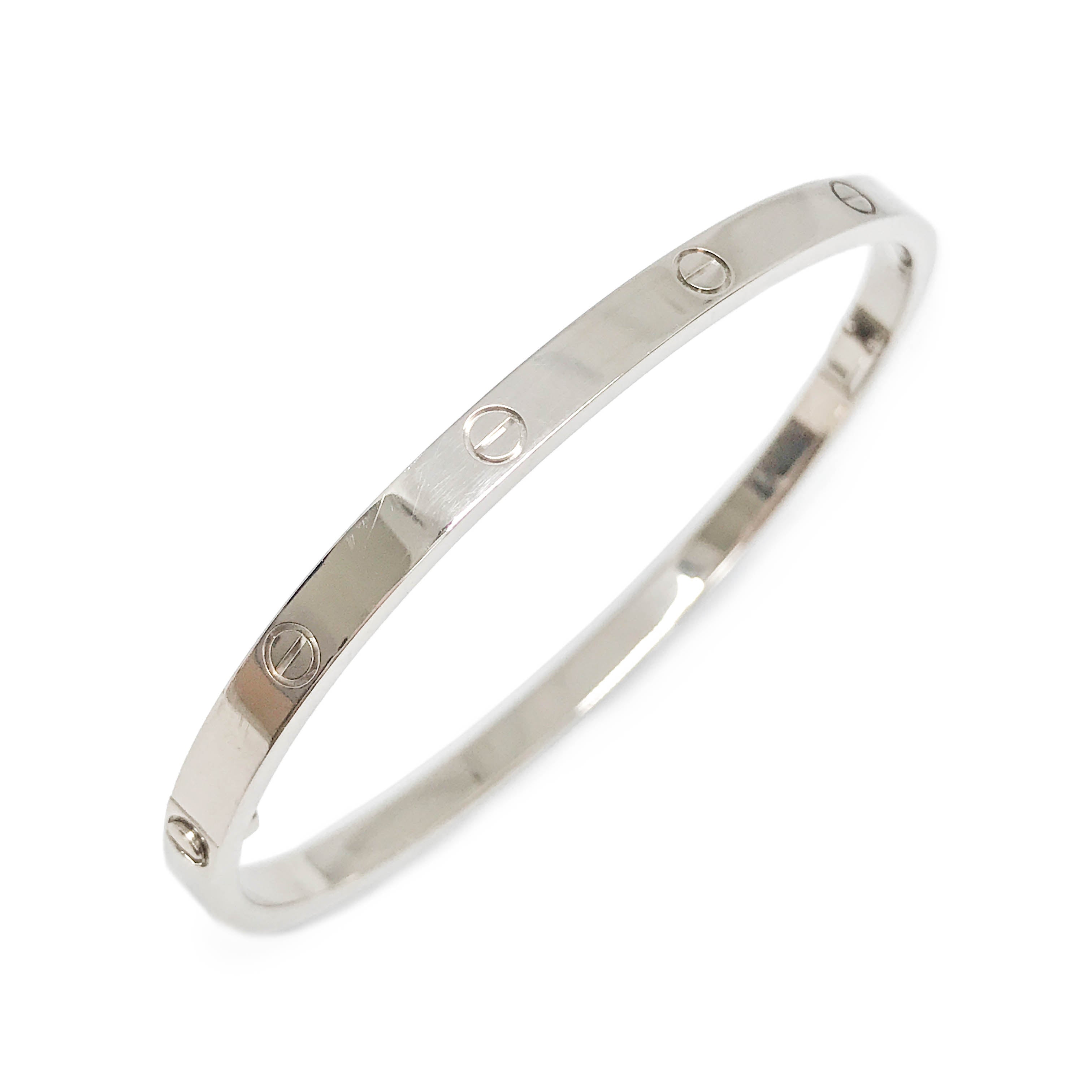 Love Bracelet SM in 18k White Gold