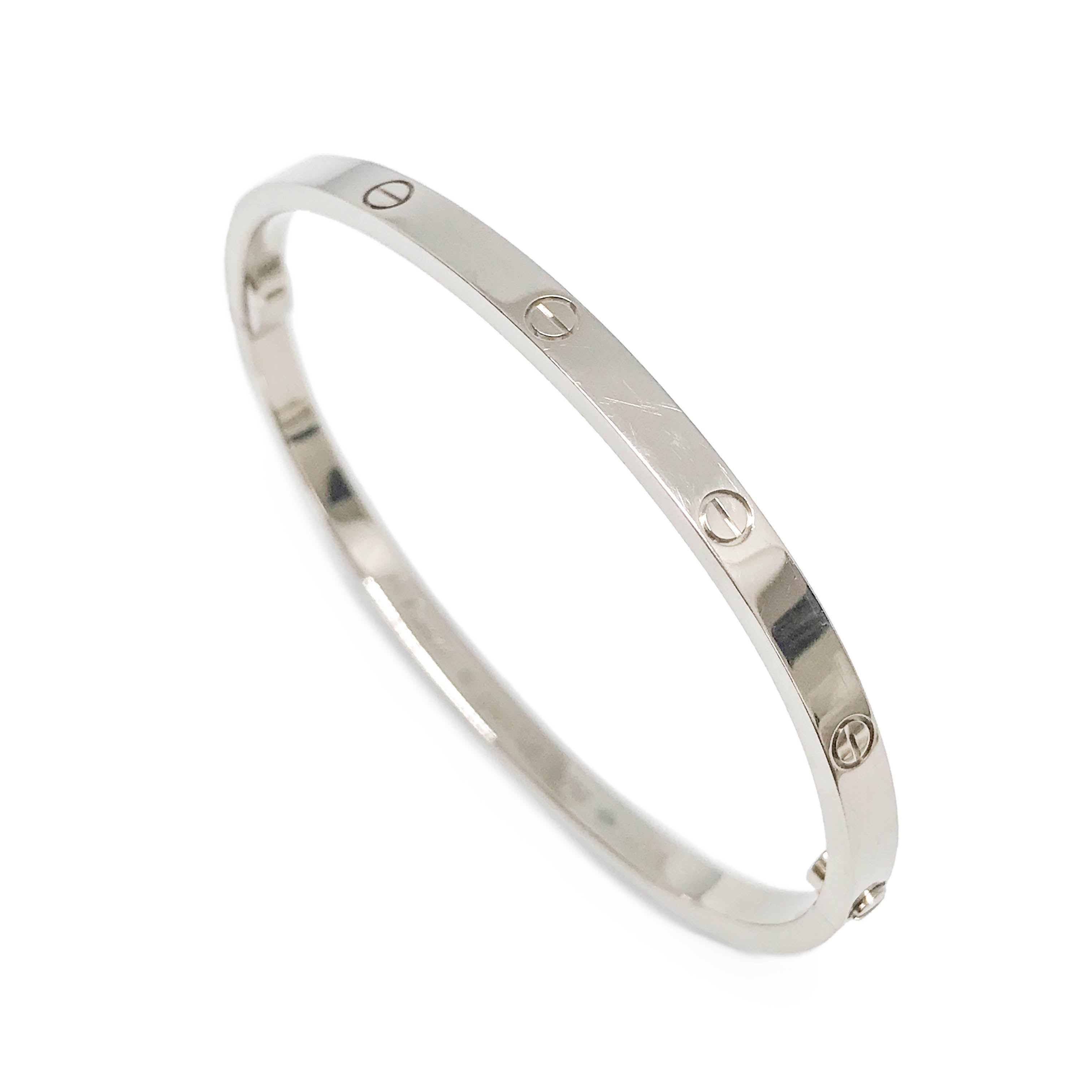 Love Bracelet SM in 18k White Gold