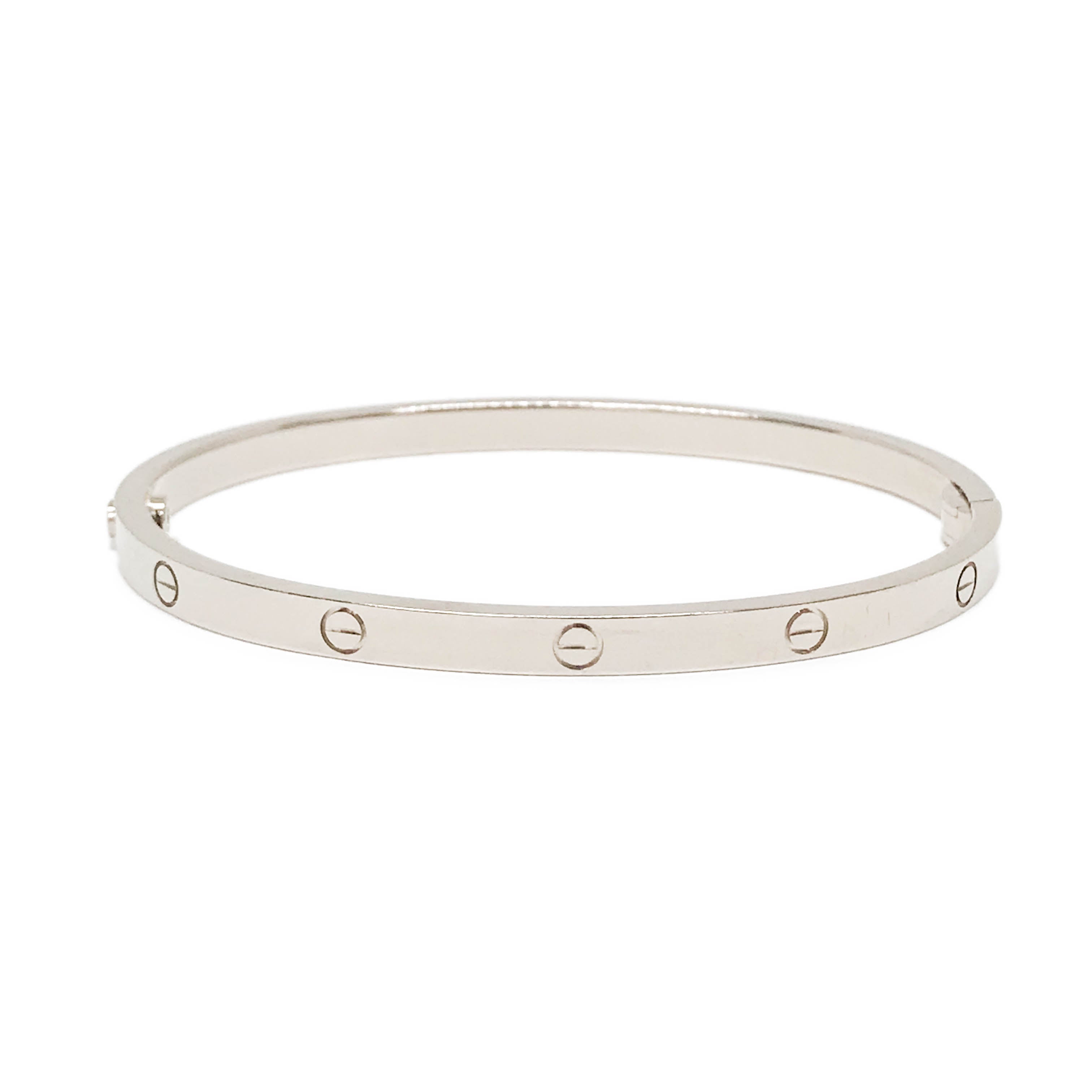 Love Bracelet SM in 18k White Gold