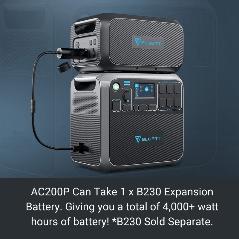 *[Open Box]* Bluetti B230 Expansion Battery | AC200P / AC200 MAX 2,048wH Expansion Battery [LiFePO4]