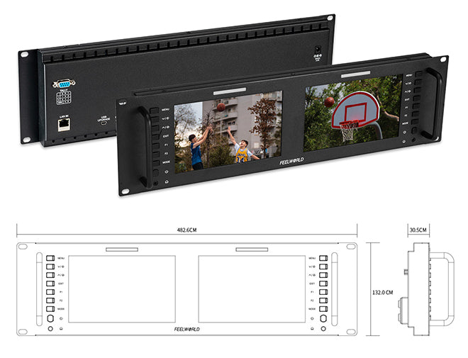 rackový monitor