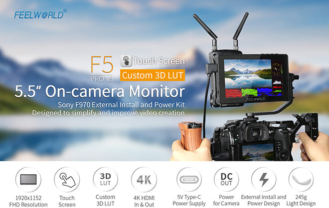 Feelworld kameras monitors