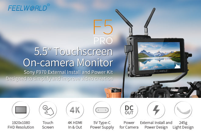 Moniteur de caméra FEELWORLD F5 Pro