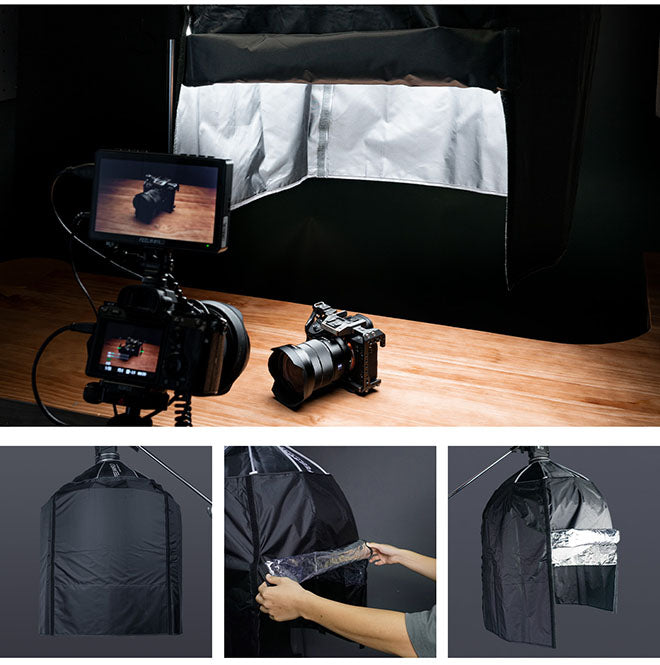 camera studio lights softbox