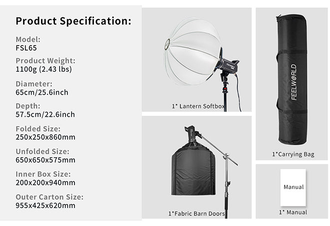 ไฟสตูดิโอ led แบบมืออาชีพ softbox