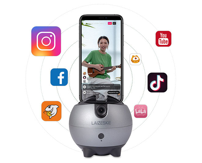 smart auto shooting phone holder