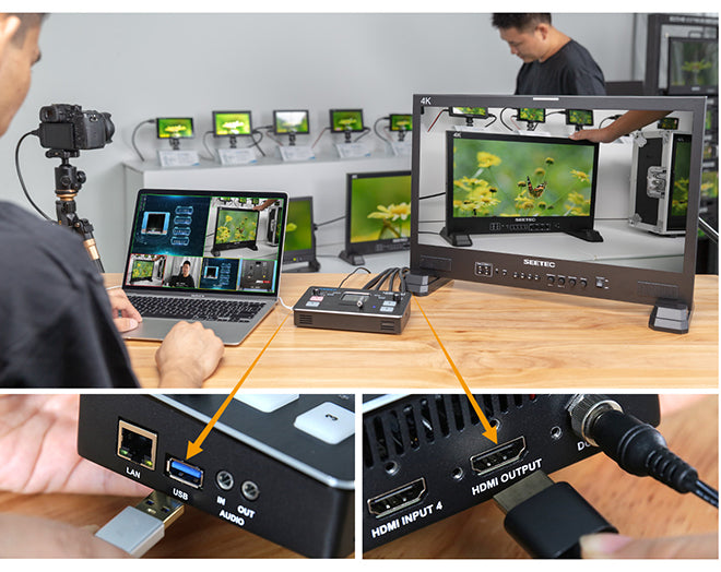 USB rozhraní a HDMI výstup
