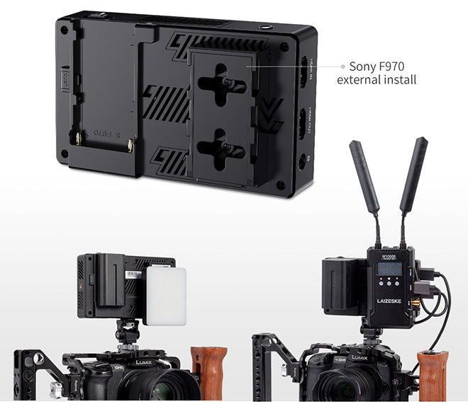 externer Monitor für Videokamera