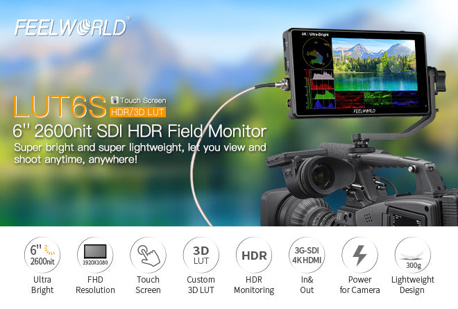 feelworld ultra bright sdi