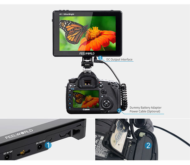 layar kamera eksternal