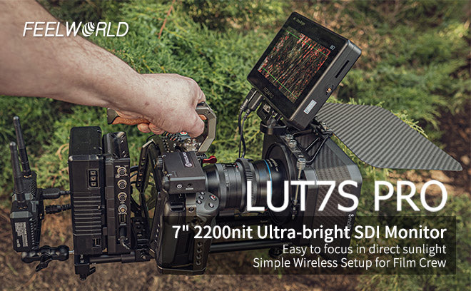 Moniteur de terrain pour caméra tactile ultra lumineux FEELWORLD LUT7S 7  2200nit - boutique officielle Feelworld