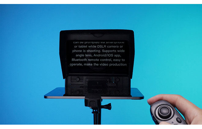 teleprompter casero