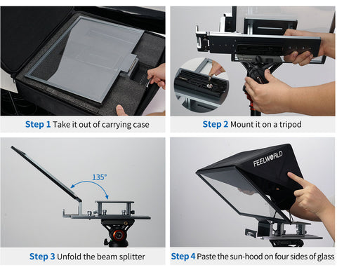 teleprompter komputer riba