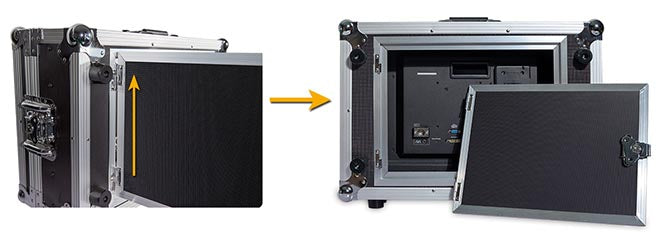 sdi masukan monitor mini