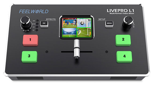 PC/タブレット PC周辺機器 FEELWORLD LIVEPRO L1 Video Mixer Switcher real time live streaming 