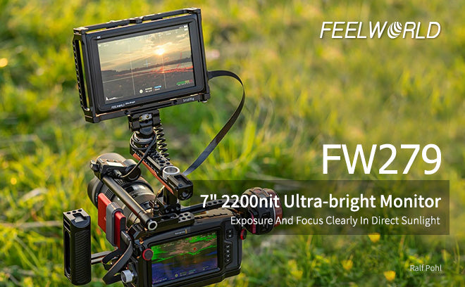 FEELWORLD FW279 7 インチ UltraBright 2200nit デイライト表示可能 ...