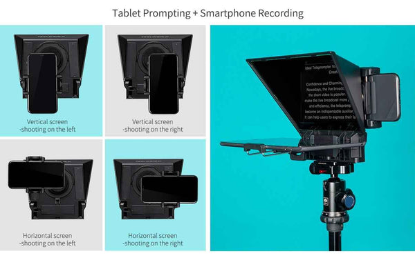 Prompter de tableta para teléfono inteligente FEELWORLD de 8 "