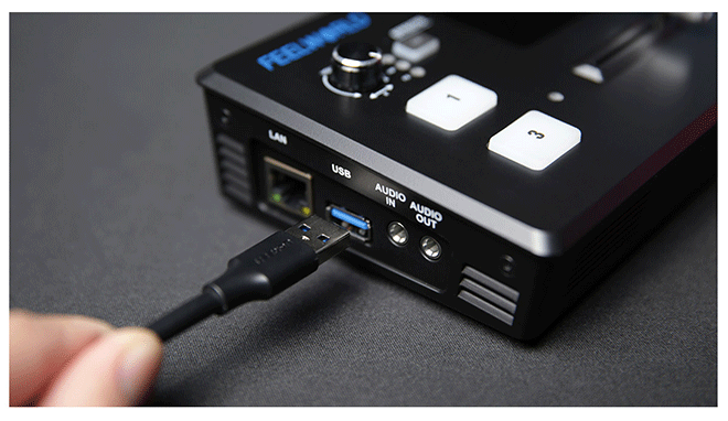 PC/タブレット PC周辺機器 FEELWORLD LIVEPRO L1 V1 Multi Camera Video Mixer Switcher USB3.0 