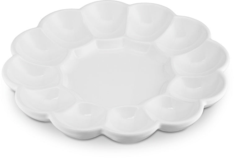 Ceramic Egg Tray, Holds 12 Eggs