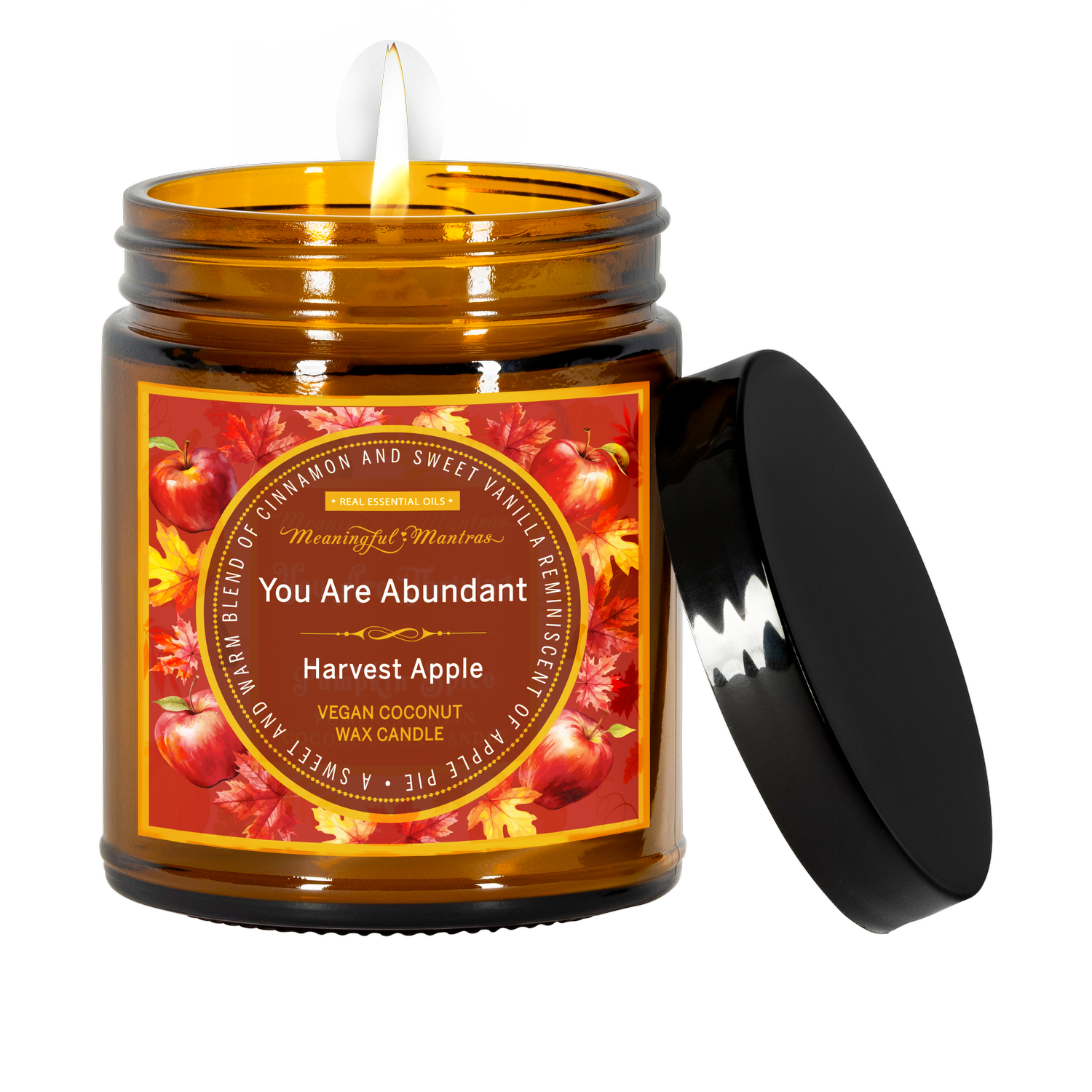 You Are Abundant Harvest Apple 8oz Candle