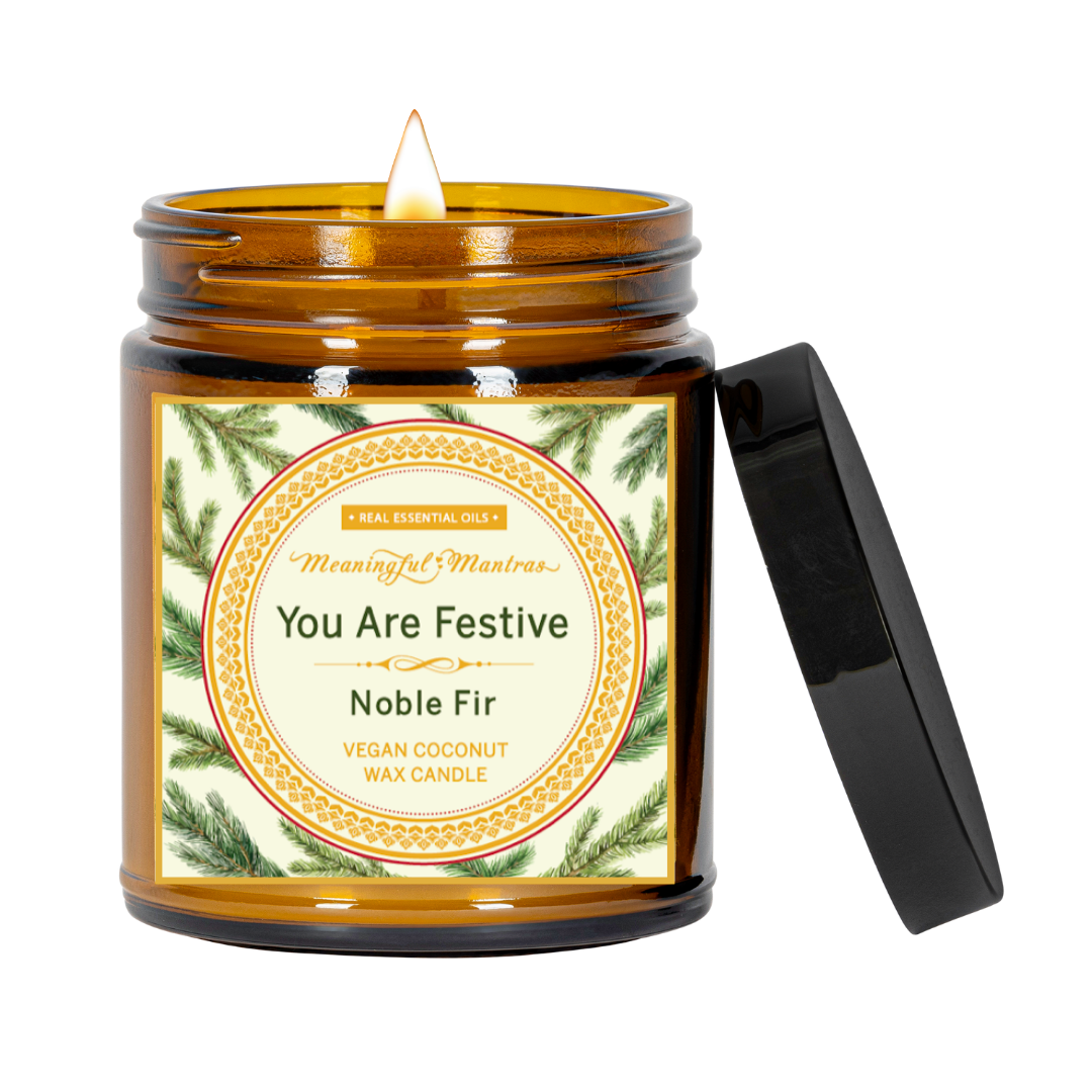You Are Festive Noble Fir 8oz Candle