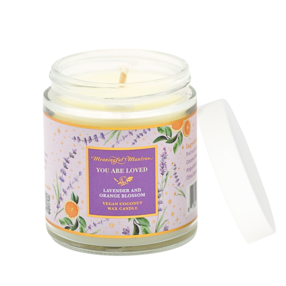You Are Loved Lavender & Orange Blossom 4oz Candle