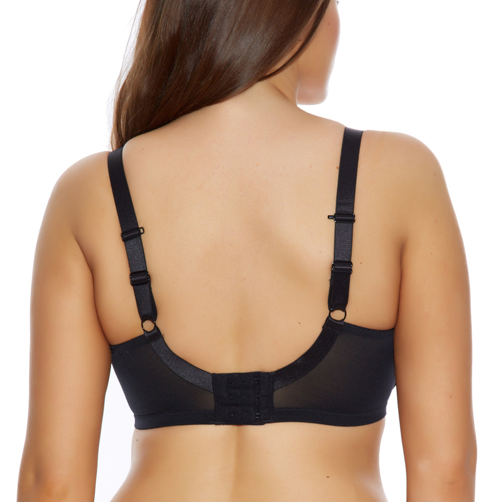 Elomi Energise Underwire Sports Bra EL8041 Black