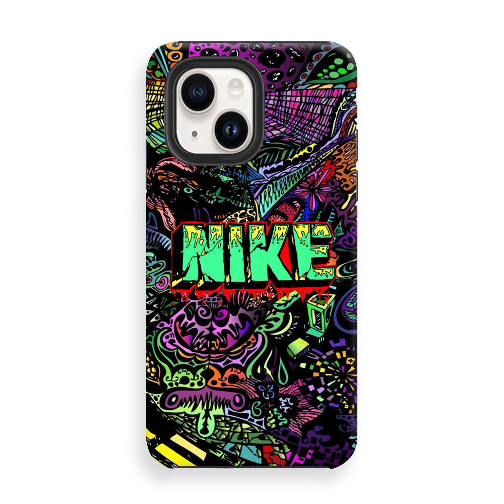 Nike Doodle Drip Colour iPhone 14 Case